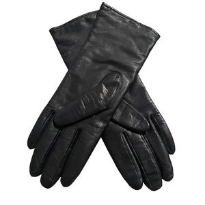 Vintage Atleigh Black Leather Gloves